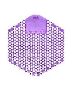 Fresh Products Wave 3-D Urinal Screens, 7in, Fabulous Scent, Purple, Pack Of 60 Urinal Screens