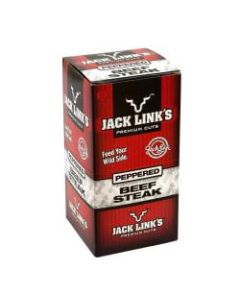 Jack Links Beef Steak, Peppered, 1 Oz, Pack Of 12