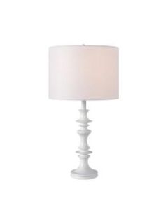 Kenroy Home Claiborne Accent Lamp, 12-1/4inH, White