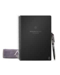 Rocketbook Fusion Executive Size Notebook, 6in x 8-7/8in, 42 Pages, Black