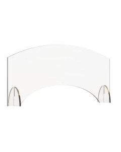 Rosseto Serving Solutions Avant Guarde Acrylic Sneeze Guard, Pass Through Window, 36in x 15-1/2in, Clear