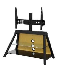 AVF EASL925A-A: Options Easel TV Stand with TV Mount 925 - Up to 65in Screen Support - 143.30 lb Load Capacity - 2 x Shelf(ves) - 43.3in Height - Floor - Oak, Walnut, Black, White