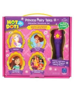 Educational Insights Hot Dots Jr. Princess Fairy Tales Interactive Storybook Set with The Magical Talking Wand Pen