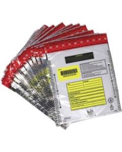 Nadex Coins Currency Deposit Bag - 9in Width x 12in Length - Clear - Film - 500/Pack - Cash