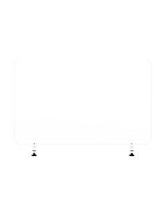 U Brands Magnetic Double-Sided Glass Dry Erase Protective Panel, 45in X 24in, White