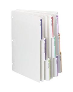 Smead Viewables 3-Ring Binder Index Dividers - Letter - 8 1/2in Width x 11in Length - White Divider - 25 / Box