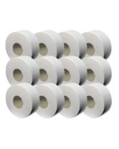 Livi Jumbo 2-Ply Toilet Paper, 850ft Per Roll, Pack Of 12 Rolls