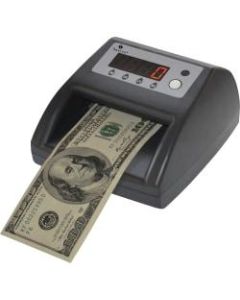 Sparco Counterfeit Bill Detector with UV, MG and IR - Ultraviolet, Magnetic Ink, Infrared - Gray