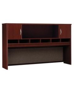 Bush Business Furniture Components 2 Door Hutch, 72inW, Mahogany, Standard Delivery