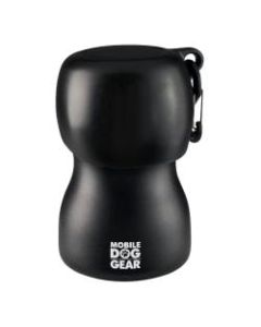 Overland Mobile Dog Gear 9.5 Oz Stainless Steel Water Bottle, Black