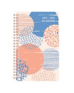 Office Depot Brand Fashion Weekly/Monthly Academic Planner, 5in x 8in, Cheetah Love, July 2021 To June 2022, ODUS2033-028