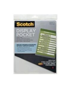 Scotch Display Pocket, 9in x 11in, Clear