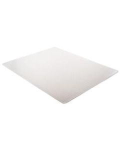 Realspace SuperMat Chair Mats, Medium Pile Carpet, 46in x 60in, Rectangle, Clear, Pack Of 50 Chair Mats