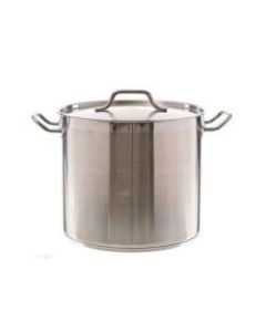 Update International SuperSteel Stock Pot, 20 qt, Silver