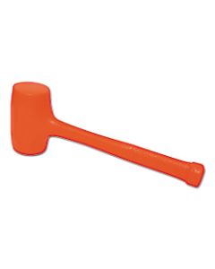 Compo-Cast Standard Head Soft Face Hammer, 52 oz Head, 2-1/2 in Diameter, Orange