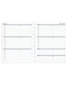 TUL Discbound Weekly Refill Pages, Letter Size, 8-1/2in x 11in, January To December 2021, TULLTFLR-TIME-RY