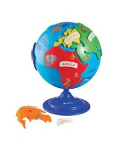 Learning Resource Puzzle Globe, 8in, Blue