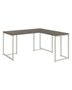 kathy ireland Office by Bush Business Furniture Method 60inW L Shaped Desk with 30inW Return, Cocoa, Standard Delivery