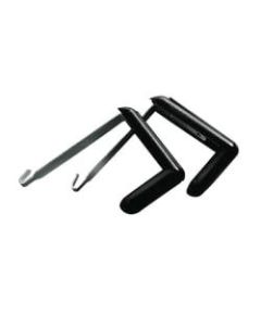 Quartet Cubicle Partition Hangers, Black, Pack of 2