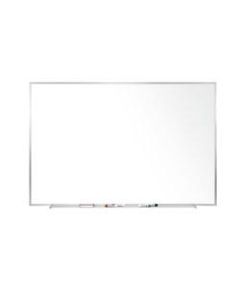 Ghent Magnetic Porcelain Dry-Erase Whiteboard, 48in x 144in, Aluminum Frame With Silver Finish