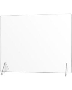 BSI Sneeze Guard, Non-Adjustable, 3ft Pass, 36in x 20in, Clear