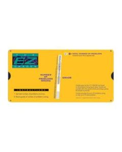 The Original E-Z Grader Large Print Slide Charts, Yellow, Pack Of 3