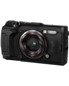 Olympus Tough TG-6 12 Megapixel Compact Camera - Black - 1/2.3in Sensor - Autofocus - 3inLCD - 4x Optical Zoom - 2x Digital Zoom - Optical (IS) - 4000 x 3000 Image - 3840 x 2160 Video - HD Movie Mode - Wireless LAN - GPS