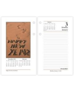 AT-A-GLANCE Daily Photographic Loose-Leaf Desk Calendar Refill, 3-1/2in x 6in, January To December 2022, E41750