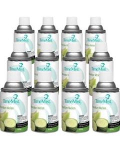TimeMist Metered 30-Day Cucumber Melon Scent Refill - Spray - 6000 ft³ - 6.6 fl oz (0.2 quart) - Cucumber Melon - 30 Day - 12 / Carton - Odor Neutralizer, Long Lasting