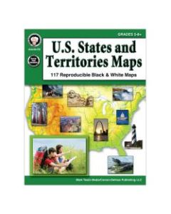 Mark Twain Media U.S. States And Territories Maps, Grades 5-8