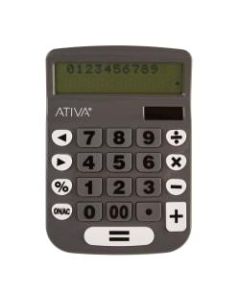 Ativa TrackBack 2-Line Calculator, Multicolor, DD-2361