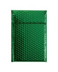 Office Depot Brand Glamour Bubble Mailers, 11inH x 7-1/2inW x 3/16inD, Green, Case Of 72 Mailers