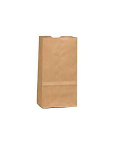 General Paper Bags, 2#, 7 7/8in x 4 5/16in x 2 7/16in, 30 Lb Base Weight, 40% Recycled, Brown Kraft, Bundle Of 500