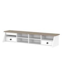 Bush Furniture Mayfield Desktop Organizer, Pure White/Shiplap Gray, Standard Delivery