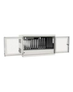 Tripp Lite 16-Port AC Charging Storage Station w/ Cart Options Chromebook Laptop White - Up to 17in Screen Support - 18.8in Height x 30.3in Width x 20.2in Depth - Wall Mountable, Desktop, Tabletop, Countertop, Floor - Steel - White