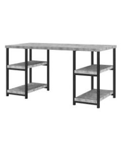 Ameriwood Home Ashlar Desk, Light Concrete
