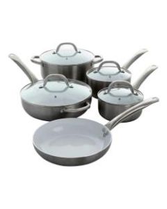 Oster Cookware Set, Montecielo 9-Piece, Titanium