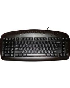 Office Depot Brand Left-Handed Ergonomic Keyboard, Black
