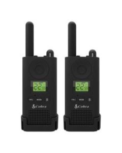 Cobra MicroTALK CBA-PX880 Two-Way Radios, Black, Pack Of 2 Radios