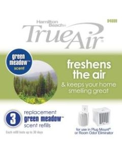 Hamilton Beach Air Purifier Scent Refill - Plug-in - Green Meadow - 30 Day - Odor Neutralizer