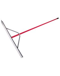 Asphalt Lute Rake, 36 in Aluminum Blade, 82 in Aluminum Handle