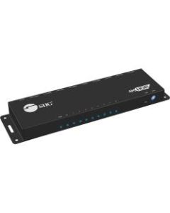 SIIG 1x8 HDMI 2.0 HDR Splitter Distribution Amplifier with EDID Management - 4Kx2K 60Hz - Cascade up to 10 Layers - TAA Compliant
