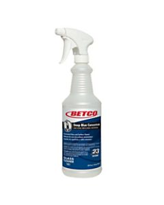 Betco Empty Spray Bottles For Deep Blue Concentrated Glass Cleaner, 32 Oz, Case Of 12