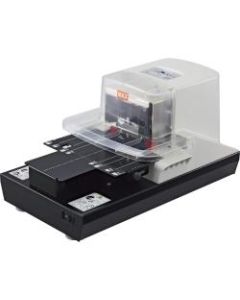 MAX Electronic Stapler - 100 Sheets Capacity - Black, White