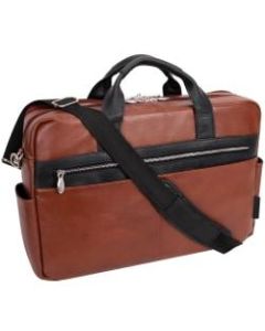 McKleinUSA Southport Briefcase With 17in Laptop Pocket, Brown