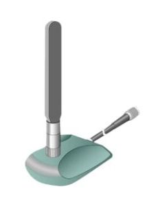 Cisco 3G-ANTM1919D Multi-band Swivel-Mount Dipole Antenna - 806 MHz to 960 MHz, 1710 MHz to 2170 MHz - 0 dBi