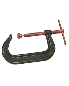 Drop Forged C-Clamp, 6-5/16 in Throat Depth, 12 in L