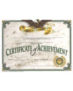 Hayes Certificates Of Achievement, 8 1/2in x 11in, Beige, 30 Certificates Per Pack, Bundle Of 6 Packs