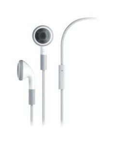 4XEM Premium Earbud Headphones With Microphone  For iPhone, iPod And iPad Devices, White