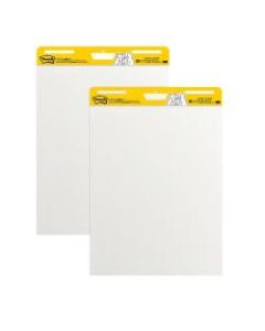 Post-it Super Sticky Easel Pads, 25in x 30in, White, Pack Of 2 Pads